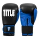 Боксерські рукавиці TITLE Boxing Dynamic Strike Black/Blue 12 oz (бинти 4м. у комплекті) - изображение 5
