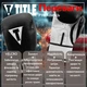 Боксерские перчатки TITLE натуральная кожа 16 oz черные белые (657893) - изображение 3