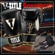Боксерські рукавиці TITLE Boxeo Mexican Leather Quatro Black/White 14 oz (бинти 4м. в комплекті) - изображение 2