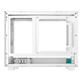 Корпус DeepCool CH160 Mesh White (R-CH160-WHNMI0-G-1) без БЖ ( white ) - зображення 8