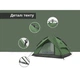 Намет тримісний автоматичний Naturehike NH21ZP008, темно-зелений - зображення 7