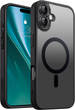 Etui plecki Etteri Matt Mag do Apple iPhone 16 Black (5907457798724) - obraz 1