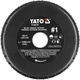 Tarcza frezowa czołowa do szlifierki kątowej Yato do drewna, szpachli, gipsu; Ø=120/22,2 mm, t= 6 mm, ziarnistość nr 1 [10] YT-59178 (5906083099564) - obraz 1