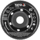 Frez dyskowy wypukły do KSHM Yato do drewna, szpachli, gipsu; Ø=120/22,2 mm, t= 18 mm szorstkość nr 2 [10] YT-59185 (5906083099632) - obraz 1