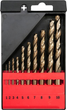 Zestaw wierteł do metalu YATO HSS-Cobalt 1-10 mm 10 szt. (YT-41603) - obraz 1