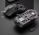 Беспроводная игровая мышь для компьютера ноутбука Android планшета SMAILWOLF RS8 RGB Аккумуляторная Bluetooth мышка USB 2.4G приемник 10000dpi LED подсветка 12.5х6.5х4см Black - изображение 5