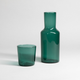 Karafka Hario Colors Night Carafe zielona 600 ml + szklanka 280 ml (4977642800342) - obraz 3