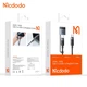 Кабель для заряджання та передачі даних Mcdodo 240W/140W 2-в-1 USB-C to USB-C+Magsafe 3 2 м CA-0140 Чорний - зображення 2