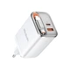 Зарядний пристрій Mcdodo 67W GaN із вбудованим кабелем USB-C 65 см, 2 порти (USB-C + USB-A) CH-4103 Білий - зображення 1