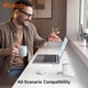 Зарядний пристрій Mcdodo 67W GaN із вбудованим кабелем USB-C 65 см, 2 порти (USB-C + USB-A) CH-4103 Білий - зображення 3