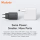 Зарядное устройство 67W Mcdodo GaN Mini с 2 портами USB-C и 1 USB-A, поддержка быстрой зарядки CH-0970 - изображение 4