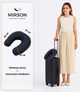 Подушка для путешествий MirSon №8218 Naturale Line 16-9000 Black Stone (2200006200161) - изображение 2