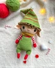 Новогодний вязаный эльф – игрушка амигурумы для рождественского декора. Новогодний эльф. Новогодний гном - изображение 3