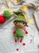 Новогодний вязаный эльф – игрушка амигурумы для рождественского декора. Новогодний эльф. Новогодний гном - изображение 5