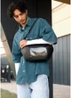 Большая мужская поясная сумка бананка из экокожи SAMBAG Черная (855038721) - изображение 2