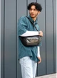 Большая мужская поясная сумка бананка из экокожи SAMBAG Черная (855038721) - изображение 5