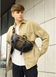 Велика чоловіча поясна сумка бананка з відділенням для планшета SAMBAG Хакі (883038721) - зображення 2