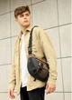 Велика чоловіча поясна сумка бананка з відділенням для планшета SAMBAG Хакі (883038721) - зображення 4