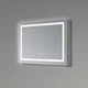Зеркало Qtap Mideya 700х500 с LED подсветкой антизапотеванием сенсорное для ванной комнаты освещение (601121) - изображение 6