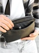 Мужская сумка бананка на пояс из натуральной кожи SAMBAG Черная (811024616) - изображение 4