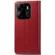 Кожаный чехол-книжка GETMAN Gallant (PU) для Tecno Spark Go 2023 Red - изображение 2