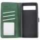 Кожаный чехол-книжка GETMAN Gallant (PU) для Google Pixel 6a Green - изображение 4