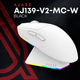 Мышь Ajazz AJ139 V2 MC Wireless/Bluetooth/USB White (AJ139-V2-MC-W) - изображение 12