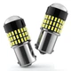 Светодиодная LED-лампа AutoLight P21W (1156) BA15S с линзой 12-24V - изображение 4