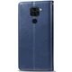 Шкіряний чохол-книжка GETMAN Gallant (PU) для Xiaomi Redmi Note 9 / Redmi 10X Синій - зображення 2