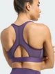 Спортивный топ для фитнеса женский Adidas Powerreact Training JY2120 M-CD Фиолетовый (4068809131666) - изображение 5