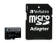 Карта памяти microSD 128Gb Verbatim PRO class 10 UHS-III + SD адаптер (47044) - изображение 1