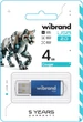 Флеш накопичувач USB Wibrand Cougar, USB 2.0, 4GB, Blue - зображення 2