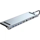 Порт-репликатор Dynamode 11-in-1 USB-C to HDTV 4K/30Hz, VGA, 1хUSB3.0, RJ45, Type-C PD, Audio, SD/MicroSD - изображение 1