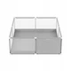 Дитячий манеж безпечний Tulano Cozy Grey 28 180 x 200 см - изображение 8