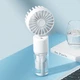 Ручной беспроводной вентилятор F2 с функцией увлажнения, 4 mode, 150ml, 3W, 1200mAh, white - изображение 3