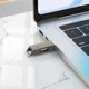 Флеш накопитель USB Hoco UD14, 64GB, 2 в 1, USB 3.2, Type-C, металлический, gray - изображение 4