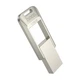 Флеш накопитель USB Hoco UD16, 128GB, USB 3.0, металлический, silver - изображение 1