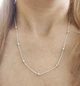 Серебряная цепочка 925 пробы с шариками 50 см (УБ-052ШКА 50) - изображение 6