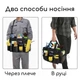 Сумка для клининговых услуг/клинера со съемным поясом (ZC02-BK) - изображение 5