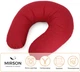 Подушка для путешествий MirSon №8795 Naturale Line 19-1655 Edmonda Полистирол (2200006348801) - изображение 4