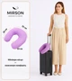 Подушка для путешествий MirSon №8738 Naturale Line 16-3310 Bernarda 50% Memory (2200006348238) - изображение 2