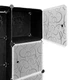 Складана пластикова шафа-органайзер Storage Cube Cabinet МР 26-31, чорна, 6 секцій, 74×37×110 см - зображення 3