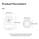 Камера відеоспостереження Baseus Security P1 Pro Indoor Camera 3K White (Adapter Not Included) (S0TV022130) - зображення 9