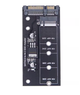 Переходник адаптер для SSD M.2 NGFF to SATA 3 3.0 Black (500116) - изображение 1