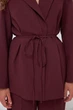 Жакет з поясом-шнуром Wear me L Бордовий (5_25_12870) - изображение 3
