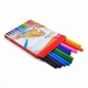 Фломастери Deli EC10000 12 кол 2 мм кругл Color Run карт/кор - изображение 1