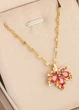 Цепочка женская с кулоном кленовый листок Fashion Jewelry Золотистая 16977 - изображение 6