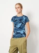 Футболка хлопковая женская Sol's Camo Women 01187536 S Синий камуфляж (3660731325994) - изображение 1