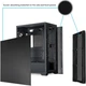 Корпус Chieftec Pro Midi q, Black, без бп, для atx / MicroATX / Mini itx, 1xType-C / 1xUSB 3.0 / 2xUSB 2.0, макс. cpu — 165 мм / vga — 400 мм, 1x120 мм pwm fan, 0.6 mm spc (as02b-op) - зображення 9
