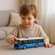Іграшковий автобус City Bus синій 28 см RJ5503-2 — музичний, зі світлом, відчиняються двері - зображення 3